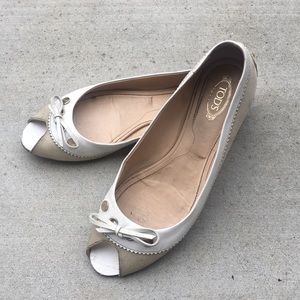 Tod’s White flat